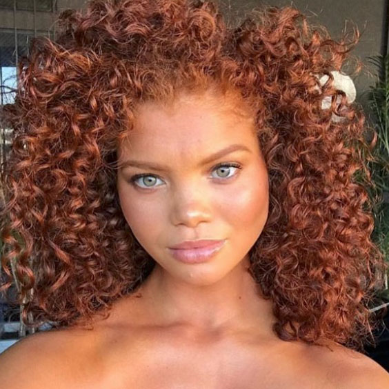 Red Hair Colors on African American Women