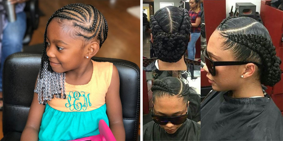 French Braids for Natural Black