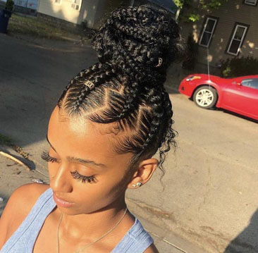 Summertime Fly Hairstyles Stitch Pony Feed-in
