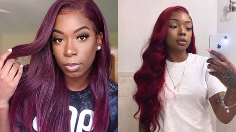 Red Burgundy Fire Hair Color: VIP Hair Color of The Month