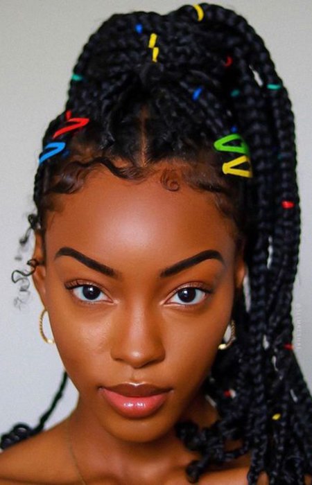 4 VIP Approved Rubber Band Hairstyles Box Braids