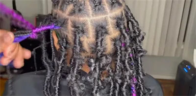How To Make Perfect Butterfly Locs With Color