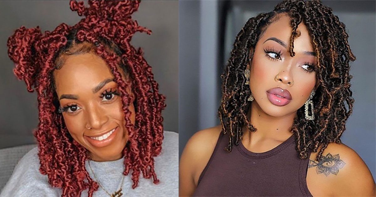 How To Make Perfect Butterfly Locs With Color
