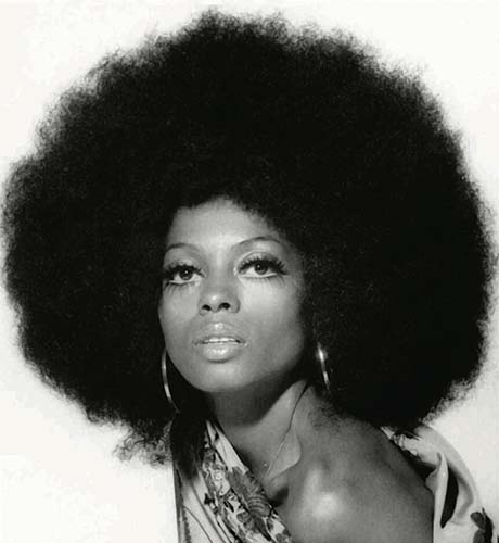 Diana Ross 1970s Afro