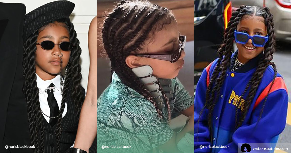 North West Serves Up Hairstyle Inspiration At Vip