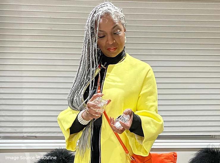 Black Women Embracing Their Gray Braid Styles